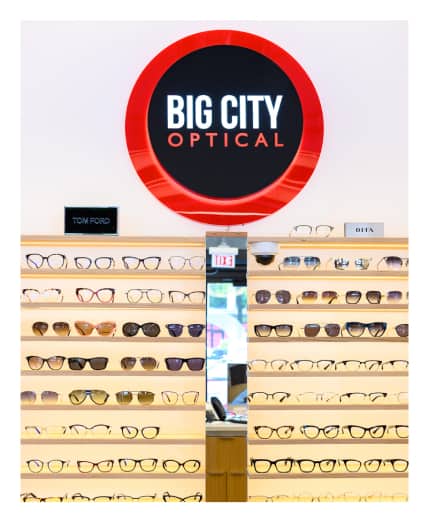 Selection of Eyeglasses at Big City Optical