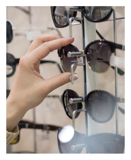 Sunglasses selection at Big City Optical