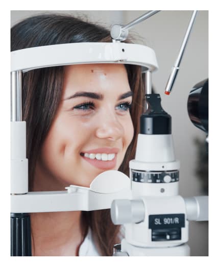 Contact Lens exam and fitting at Big City Optical<br />
